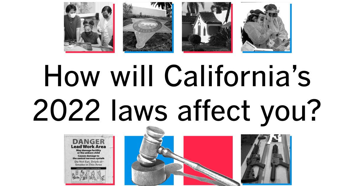 New laws in California from 2022 on COVID19, housing and police Jnews